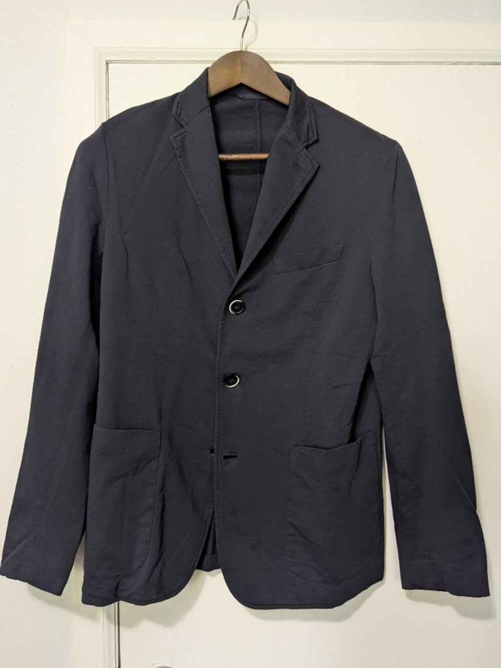 Barena Venezia Cotton Navy Blazer 46 it / Approx 36 US